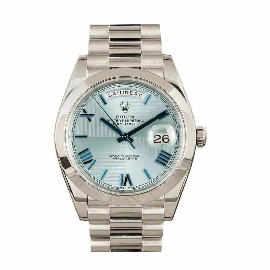 116718LNblackdial-1.jpg Rolex Day-Date 228206-0002 “Oyster Bracelet” Authentic Copy 1:1 - Image 1