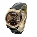 Rolex Day-Date 128238 “Black Leather” Super Accurate Clone - Image 2