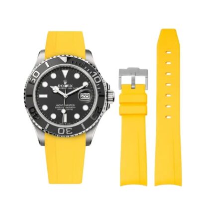 Rolex – Yacht-Master –  Rubber Strap – Yellow