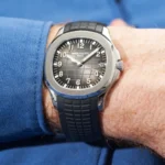 Patek Philippe – Aquanaut – Rubber Strap – Curved – Black - Image 2