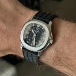 Patek Philippe – Aquanaut –  Rubber Strap – Straight – Black - Image 2