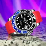 Rolex – GMT-Master – Rubber Strap – Red - Image 3