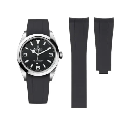 Rolex – Explorer I – Rubber Strap – Black