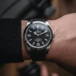 Rolex – Explorer I – Rubber Strap – Black - Image 3