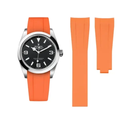 Rolex – Explorer I –  Rubber Strap – Orange