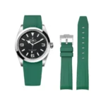 Rolex – Explorer I –  Rubber Strap – Green