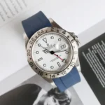 Rolex – Explorer II – Rubber Strap – Blue - Image 3