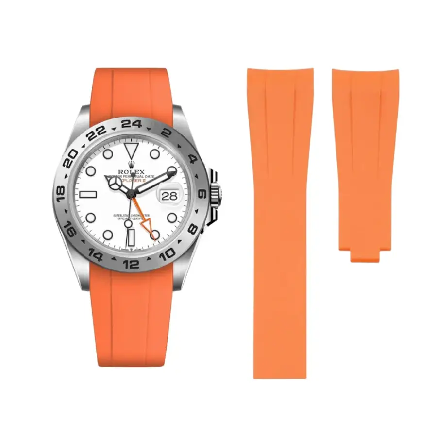 Yeni-Proje-2026-03-27T222713.619.webp Rolex – Explorer II – Rubber Strap – Orange - Image 1