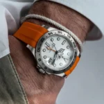 Rolex – Explorer II – Rubber Strap – Orange - Image 3