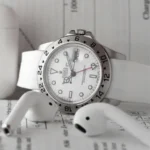 Rolex – Explorer II – Rubber Strap – White - Image 3