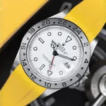 Rolex – Explorer II – Rubber Strap – Yellow - Image 3