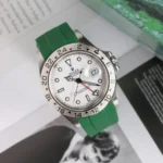 Rolex – Explorer II –  Rubber Strap – Green - Image 2