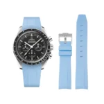 Omega – Speedmaster –  Rubber Strap – Blue