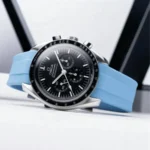 Omega – Speedmaster – Rubber Strap – Blue - Image 3