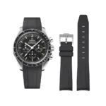 Omega – Speedmaster –  Rubber Strap – Black