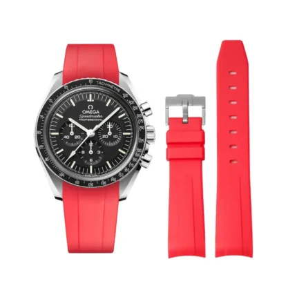 Omega – Speedmaster – Rubber Strap – Red