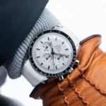 Omega – Speedmaster –  Rubber Strap – White - Image 3