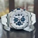 Audemars Piguet – Royal Oak Offshore – Rubber Strap – White - Image 2