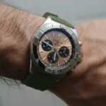 Breitling – Chronomat –  Rubber Strap – Green - Image 2