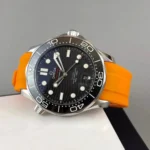 Omega – Seamaster – Rubber Strap – Orange - Image 2