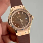 Hublot – Classic Fusion –  Rubber Strap – Brown - Image 2