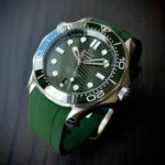 Omega – Seamaster – Rubber Strap – Green - Image 2