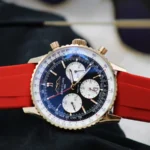 Breitling – Navitimer – Rubber Strap – Red - Image 2
