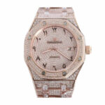 Audemars Piguet Royal Oak AP160SF296 “Iced Out Rose Gold” Top Grade Replica