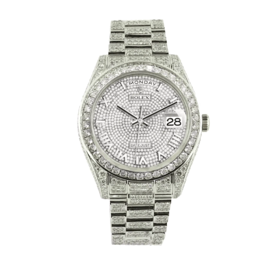 baguette-rolex-replica.webp Rolex Datejust 116300 “Iced Out Baguette” Ultra Precision Replica - Image 1