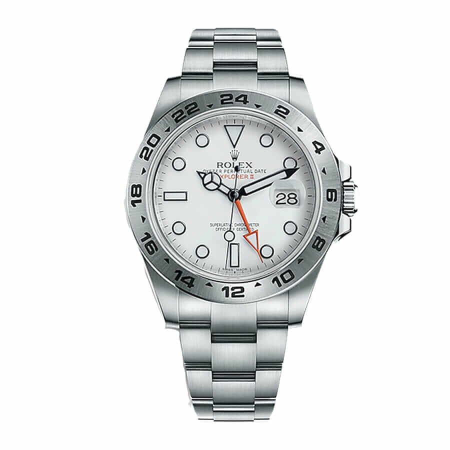 rolex-216570-replica-unitedluxury-man.jpg Rolex Explorer II 216570 “Polar” Deluxe Clone Edition - Image 1