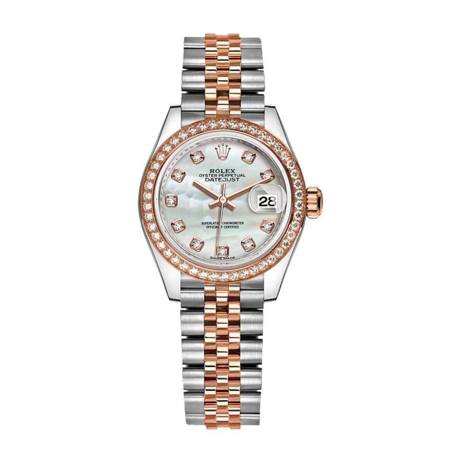 rolex-datejust-28mm-279381rbr-everose-gold-diamond-automatic-sundust-with-diamond-dial.jpg Rolex Lady-Datejust 279381RBR Everose Gold Sundust Diamond High-End Replica 1:1 - Image 1