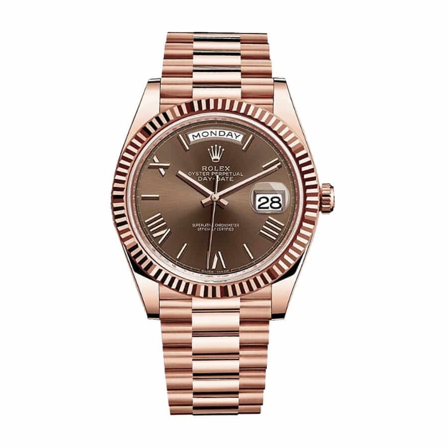 rolex-day-date-228235.jpg Rolex Day-Date 118139 “Chocolate Dial” Near Original Replica - Image 1