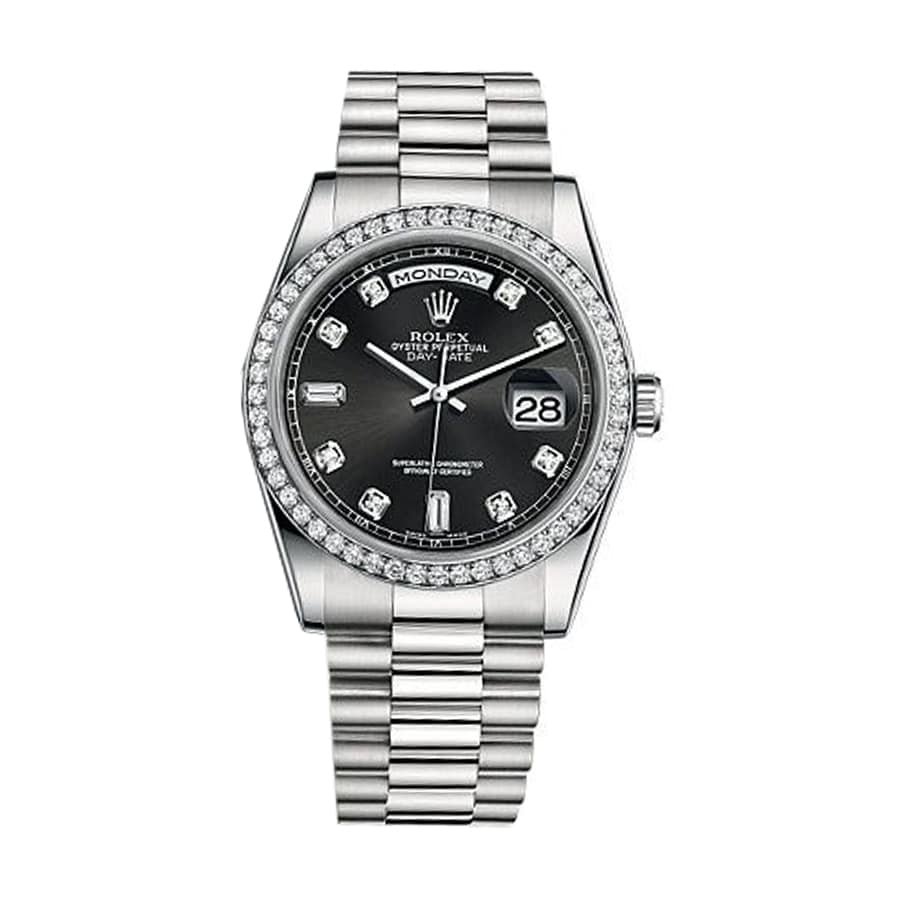 rolex-day-date-228349rbr-white-gold-diamond-automatic-diamonds-sapphire-dial-replica.jpg Rolex Day-Date White Diamond 228349RBR First-Class Clone - Image 1