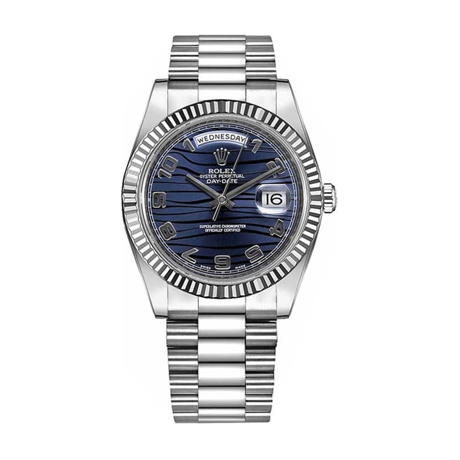 rolex-day-date-ii-218239-silver-index-dial-replica.jpg Rolex Day-Date 228238-0002 “Blue Champagne Dial” Exceptional Replica 1:1 - Image 1
