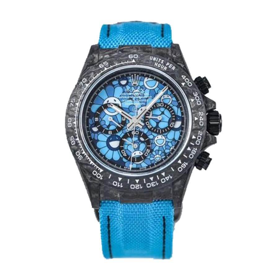 rolex-daytona-cosmograph-automatic-blue-sun-flower-pattern-dial-replica.jpg Rolex Cosmograph Daytona 116509 “Sun Flower Pattern Dial” Pro Clone 1:1 - Image 1