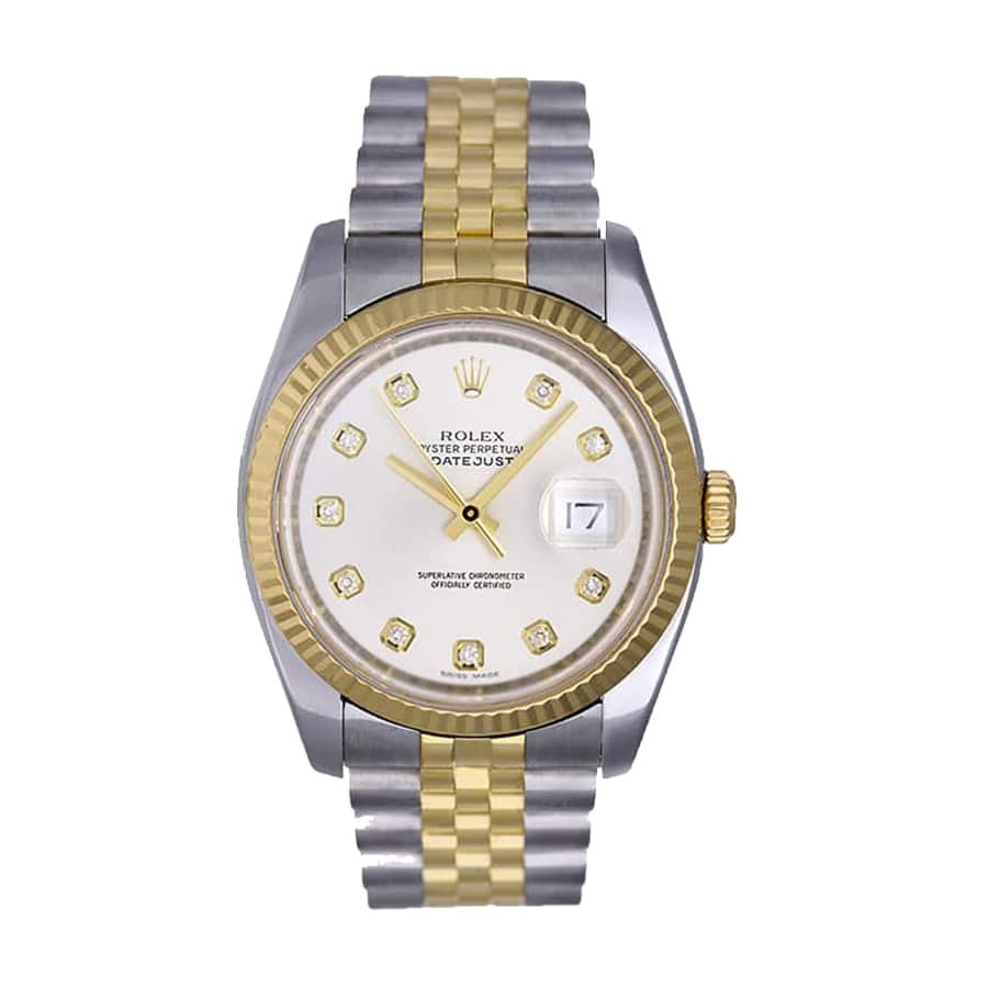 rolex-jubilee-datejust-116233-36mm-steel-automatic-champagne-dial-replica.jpg Rolex Datejust 16233 Signature Replica 1:1 - Image 1