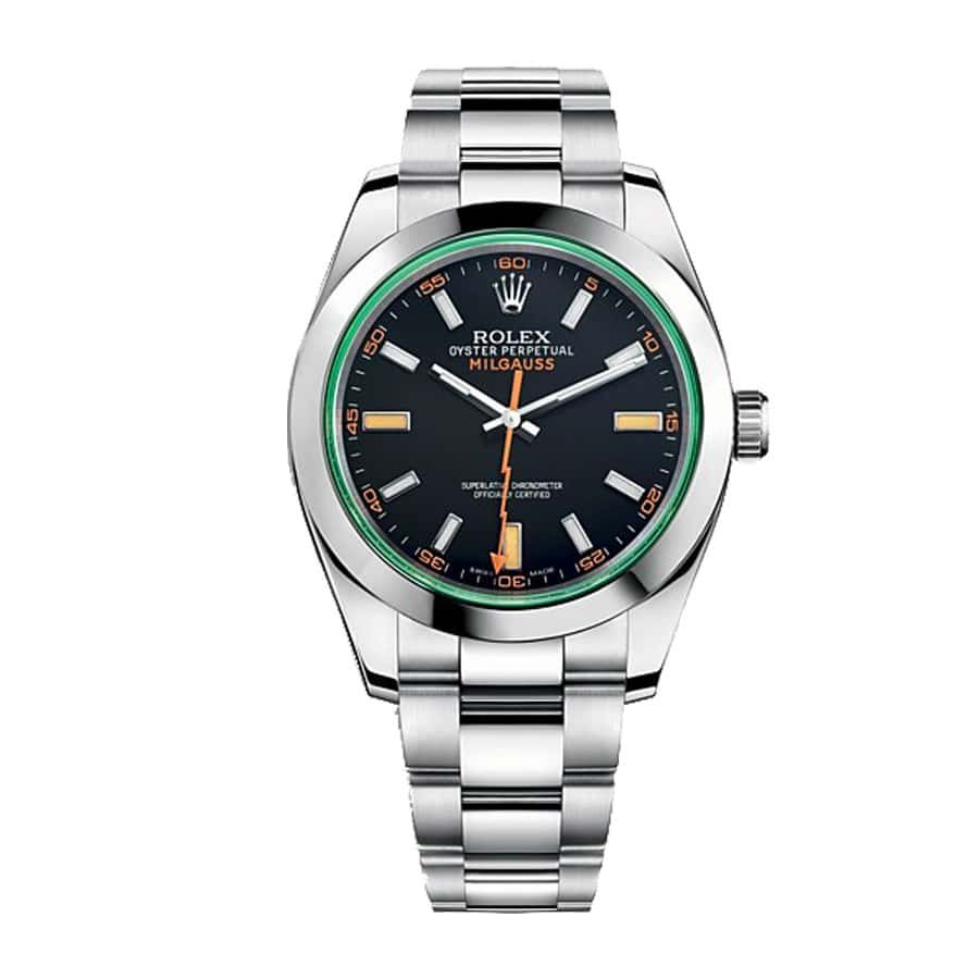 rolex-milgauss-black-dial-green-crystal-m116400gv-0001-replica.jpg Rolex Milgauss 116400GV “Green Crystal” Exceptional Replica 1:1 - Image 1