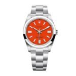 Rolex Oyster Perpetual 126000 “Coral Red Dial” Ultra Detailed Clone