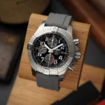 Breitling – Avenger –  Rubber Strap – Grey - Image 2
