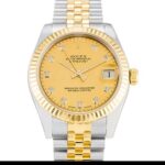Rolex Datejust Lady 178273 Automatic Champagne Goldust Diamond Dial 1:1 Super Clone