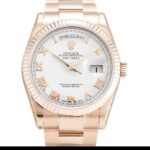 Rolex Day-date 118235 F Automatic White Roman Numeral Dial 1:1 Super Clone