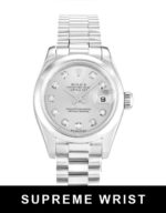 Rolex Datejust Lady 179166 Automatic Silver Diamond Dial 1:1 Super Clone