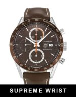 Tag Heuer Carrera CV2013.FC6234 Automatic Brown Baton Dial 1:1 Super Clone