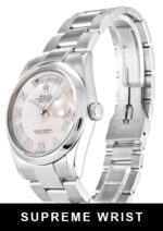 Rolex Day-date 118209 Automatic Mother Of Pearl - White Roman Numeral Dial 1:1 Super Clone - Image 2