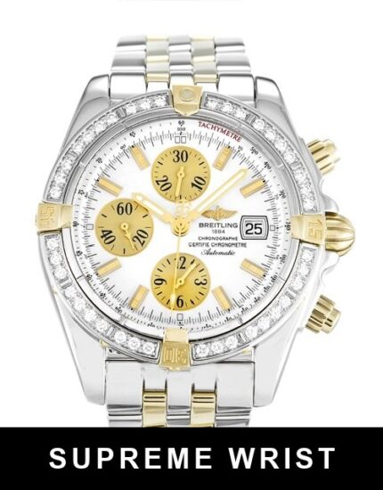 Breitling Chronomat Evolution B13356 Quartz Mother Of Pearl - White Baton Dial 1:1 Super Clone