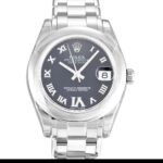 Rolex Datejust Special Edition 81209 Automatic Purple Roman Numeral Diamond Dial 1:1 Super Clone