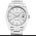 Rolex Oyster Perpetual Date 115210 Automatic Silver Baton Dial 1:1 Super Clone
