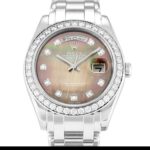 Rolex Day-date 18946 Automatic Mother Of Pearl Black - Diamond Dial 1:1 Super Clone