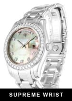 Rolex Day-date 18946 Automatic Mother Of Pearl Black - Diamond Dial 1:1 Super Clone - Image 2