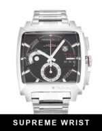 Tag Heuer Monaco CAL2110.BA0781 Quartz Black Baton Dial 1:1 Super Clone